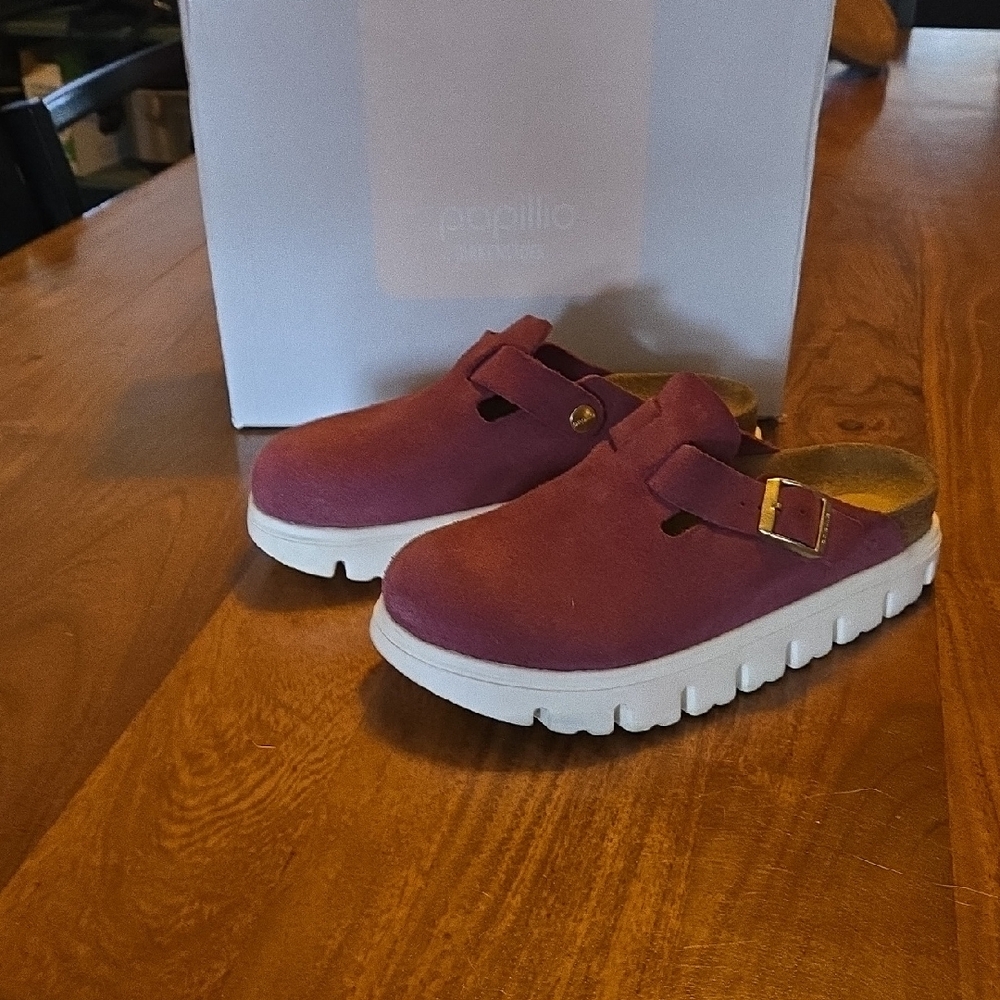 Birkenstock Boston Chunky Clogs Sz 38
